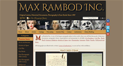 Desktop Screenshot of maxrambod.com